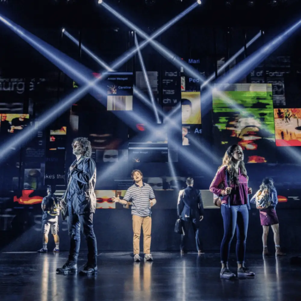 Theatrical production performed on a Broadway stage
