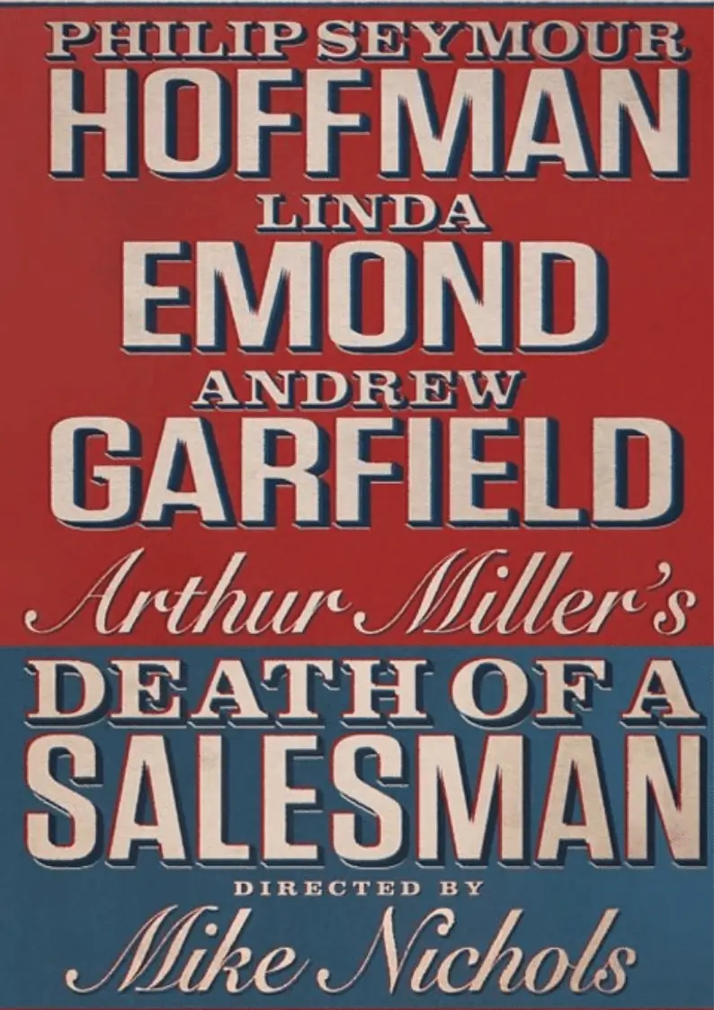 Death Of A Salesman theater production poster
